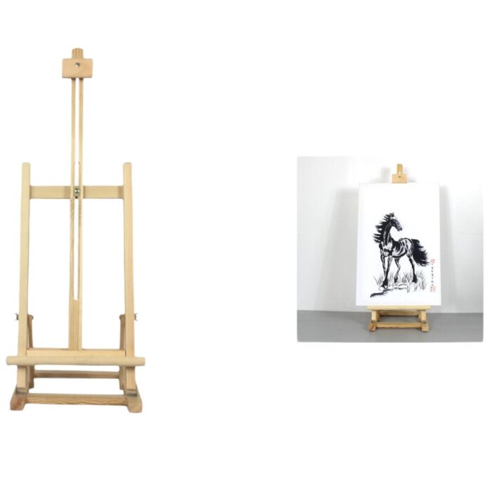62466818 Caballete Grande Madera Pino 28x32x76cm - Imagen 1