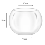 Pecera Redonda de 15cm - Imagen 3