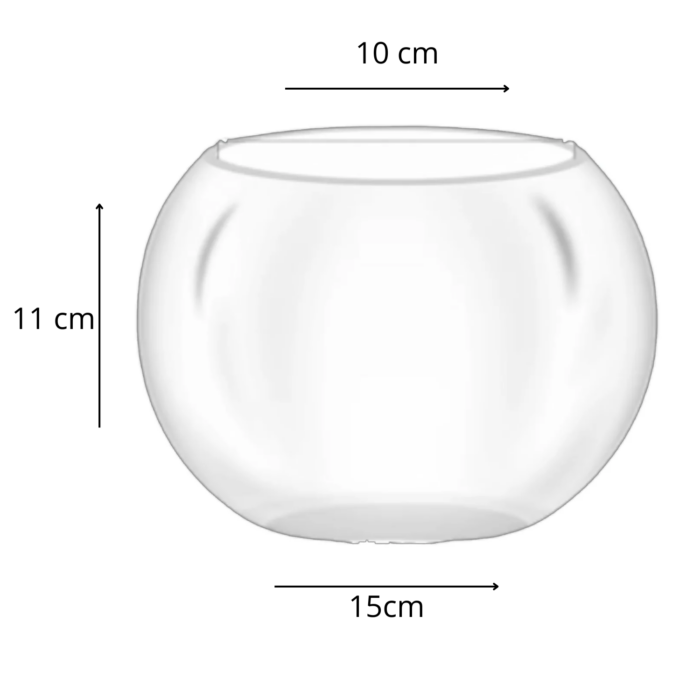 Pecera Redonda de 15cm - Imagen 3