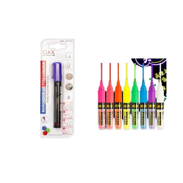 Marcador De Tiza Liquida Morado - Imagen 1