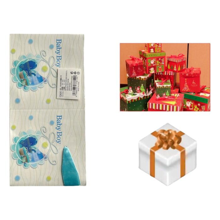 62701829 5060* Caja Regalo Beb¨¦ Plegable Peque?a - Imagen 1