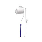 Cepillo Giratorio Peque?o De 2 Pulgadas De Imitaci¨®n De Lana Con Mango Azul - Imagen 2