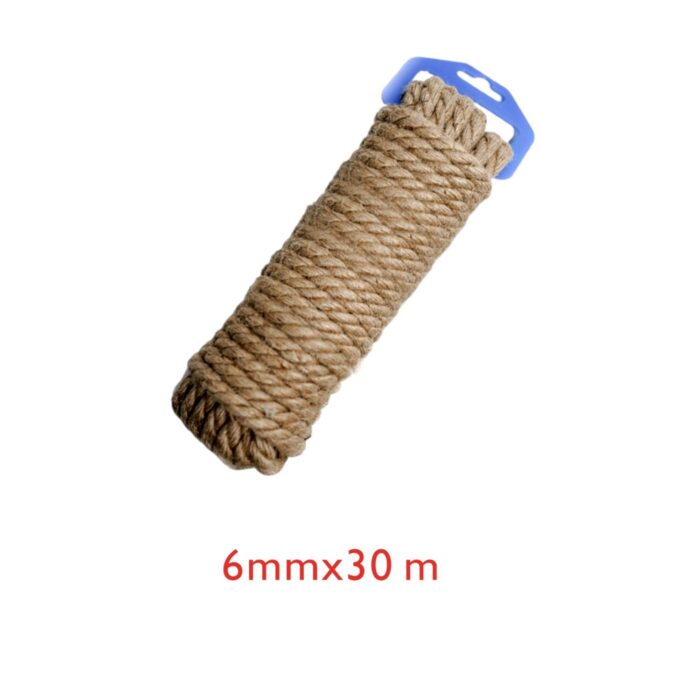 62340536 Cuerda de cánamo 6MM*30M con gancho azul modelo M2300 - Imagen 2
