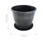 Maceta plastico 19.5 x 16 cm - Imagen 2