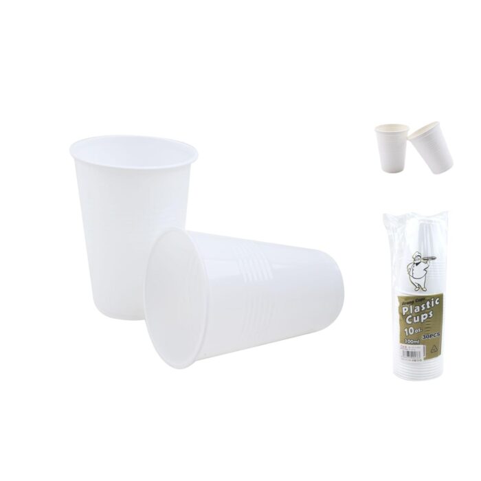 Taza Blanca De 10Oz 30Pcs - Imagen 1