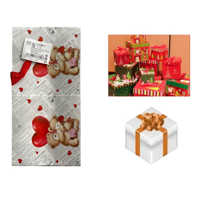 62701824 5050* Caja Regalo Oso Plegable Peque?a - Imagen 1