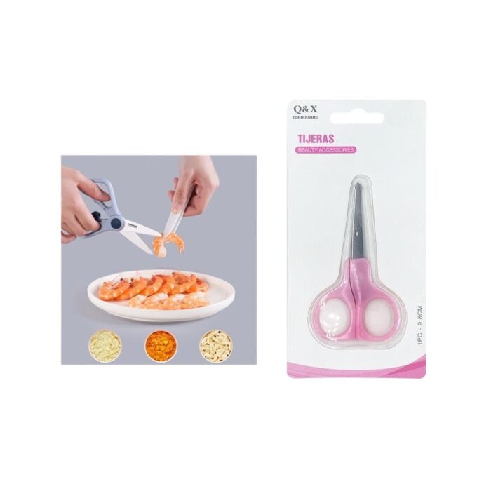 1 Tijeras Para Bebé De Colores Mezclados. - Imagen 1