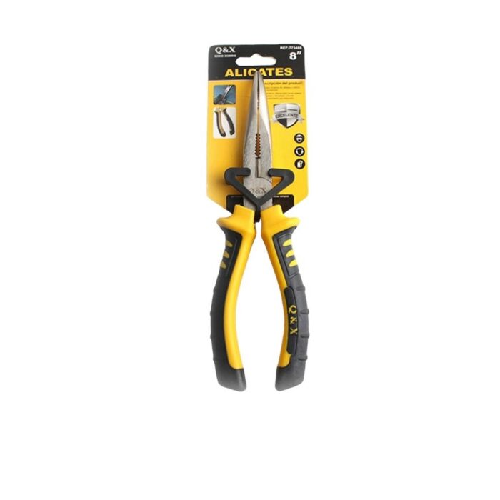 62353735 Alicates De Punta Curva Niquelados De 8 Pulgadas - Imagen 1