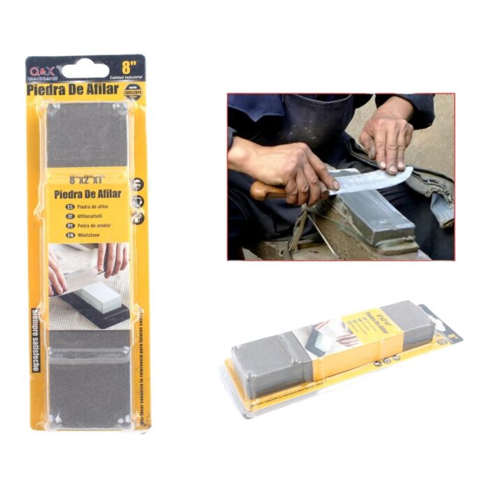 62352333 Piedra De Afilar Cuadrada De 8 Pulgadas De Calidad Regular. - Imagen 1