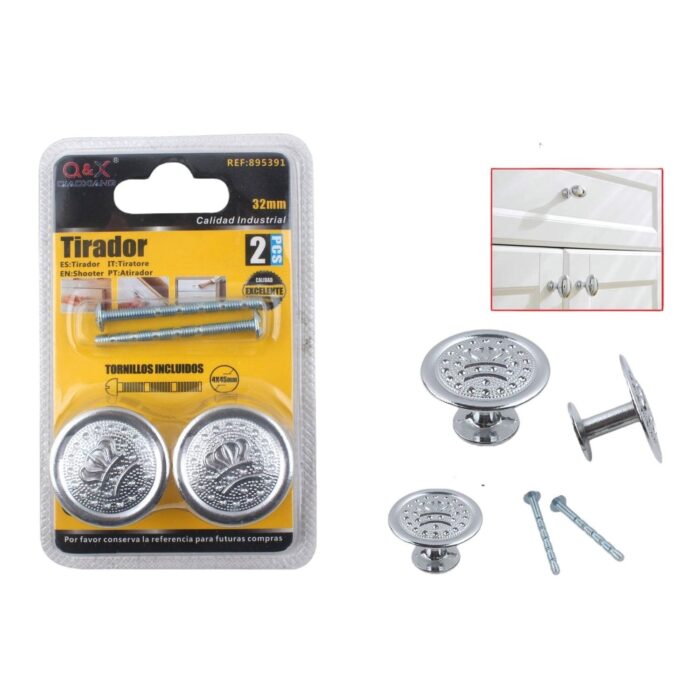 Mango Redondo Plateado - Imagen 1