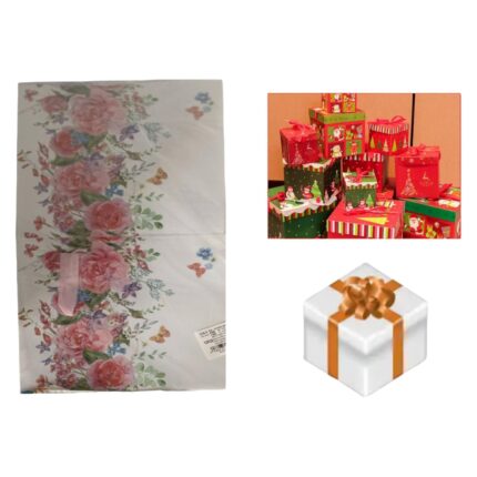 Caja Regalo Con Flores Y Plantas Tama?o Grande 5063