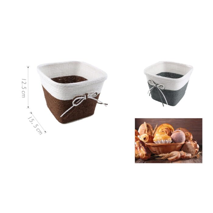 62304689 Cesta de mimbre para pan 15.5 x 12.5 cm - Imagen 2