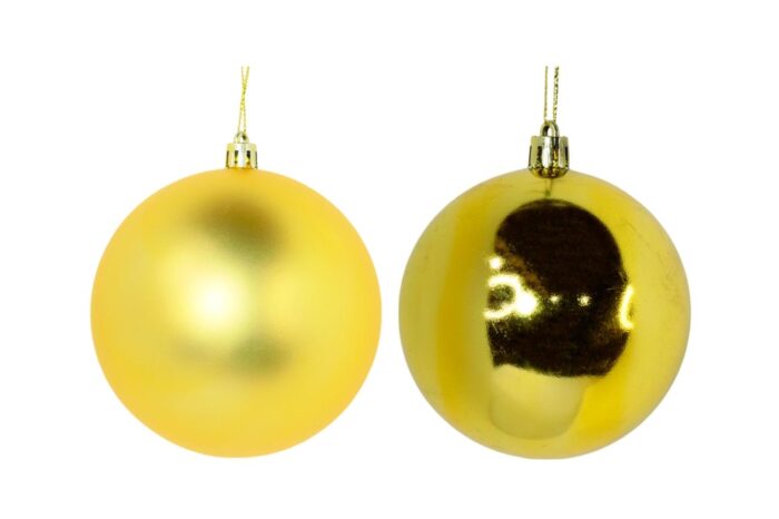 61674237 Bolas de Navidad 6cm 10/u 2 diseños - Imagen 2