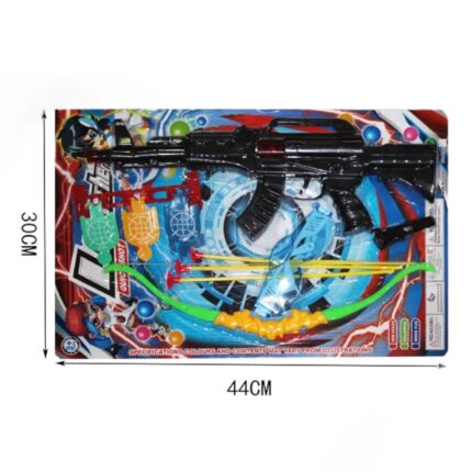 Set De Pistola + Arco Ni?os Infantil 4+