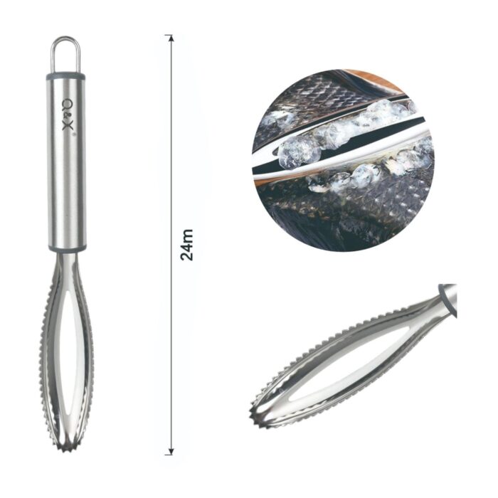 62704334 TXM29-101 Rallador hueco para escamas de pescado con mango ovalado 24X3.2CM - Imagen 3