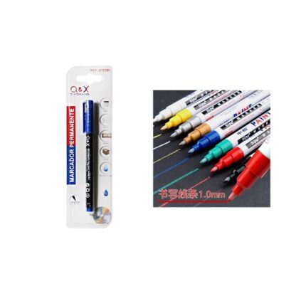 Marcador Permanente Azul Punta 1,0Mm