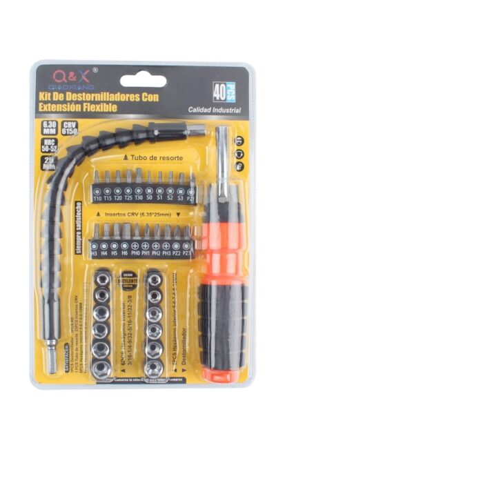 62352631 Juego De 40 Puntas De Destornillador. - Imagen 1