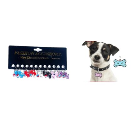 Placa Para Perro Cachorro 12Pcs