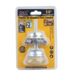 Cabezales de esmeril tipo tazón con alambre curvo y retorcido 2 piezas 2.5" - Imagen 2