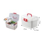 Botiquin Grande Rojo Para Emergencias y Primeros Auxilios - Imagen 3