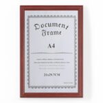 Marco Certificado Diplomas y Retrato de Tamano A4 (21x29.7)cm