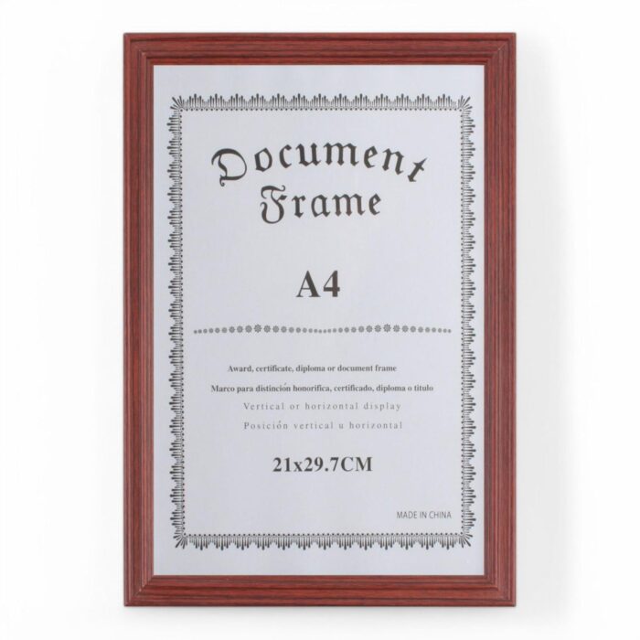 62620665 Marco Certificado Diplomas y Retrato de Tamano A4 (21x29.7)cm - Imagen 1