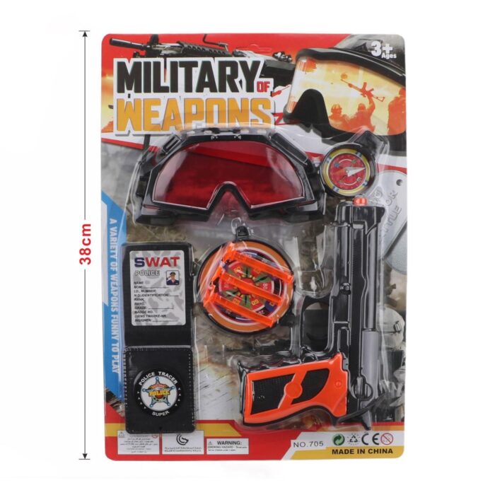 Set Pistola De Policia Y Antiparra Ni?os 3+ - Imagen 1