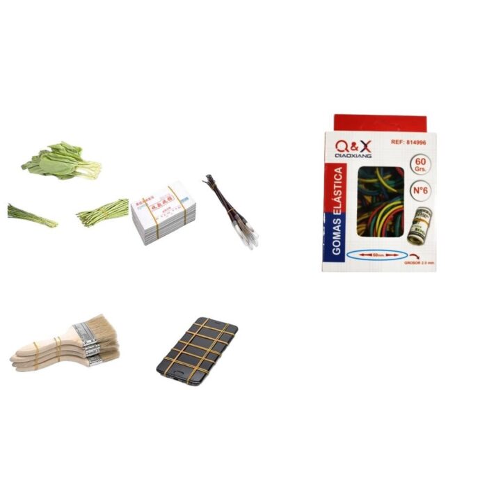 60362327 2559-1 Largo 60* Ancho 2Mm Color Goma Caja 60G - Imagen 1