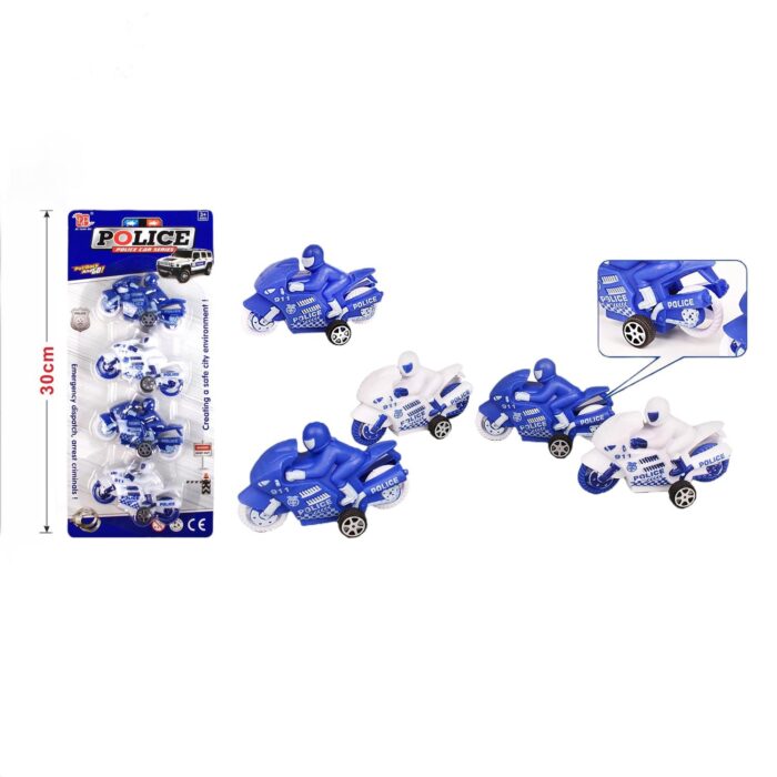 62337443 Set De Motos X 4 Juguetes Ni?os 3+ - Imagen 1