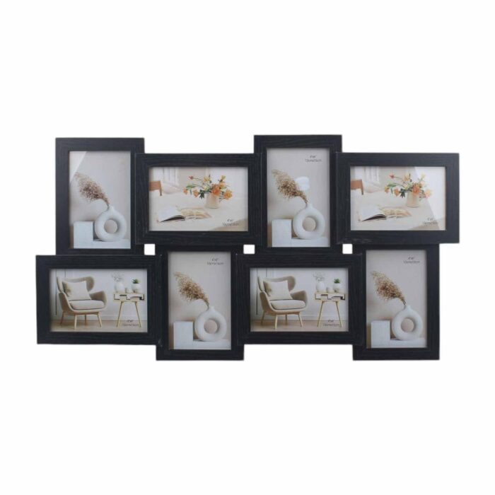 62615492 Set Conjunto 8 Marco De Fotos Modelo 450 Familia Retrato Decorativo Muro - Imagen 1