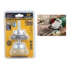 Cabezales de esmeril tipo tazón con alambre curvo y retorcido 2 piezas 2.5"