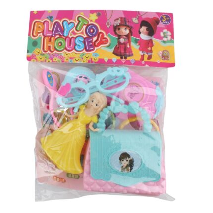 Set De Carteras Con Mu?eca Juego Para Ni?as 3+