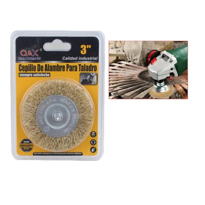 Cepillo De Alambre Curvo Plano De 3Pulgada - Imagen 1