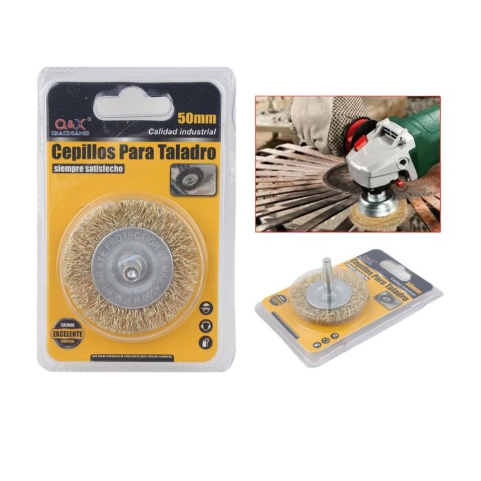 1Pcs/Cepillo Plano Con Varilla Alambre Curvo 50Mm - Imagen 1