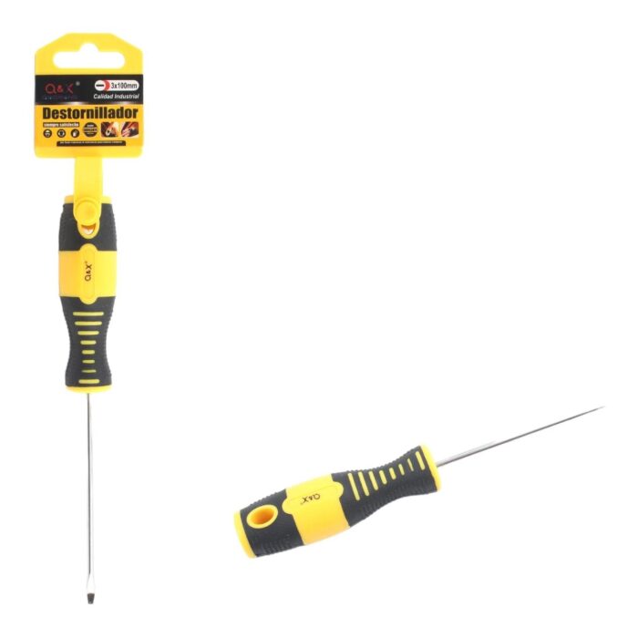 Destornillador Con Mango De Seta (3*100 Caracteres) Magnetizado - Imagen 1