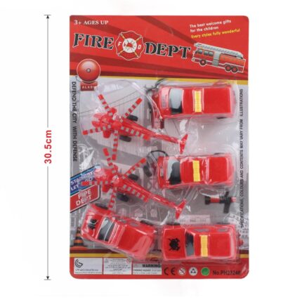 Set De Bomberos Juguetes Ni?os 3+