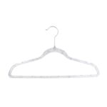 Perchas de plástico cristal 4 pcs 40x21