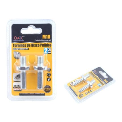 2 Tornillos De Disco De Pulido M10.