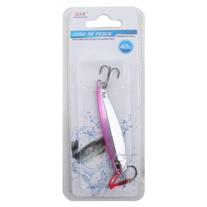 Pez De Plomo 1001-40G Con Anzuelo De Tres Garras - Imagen 1