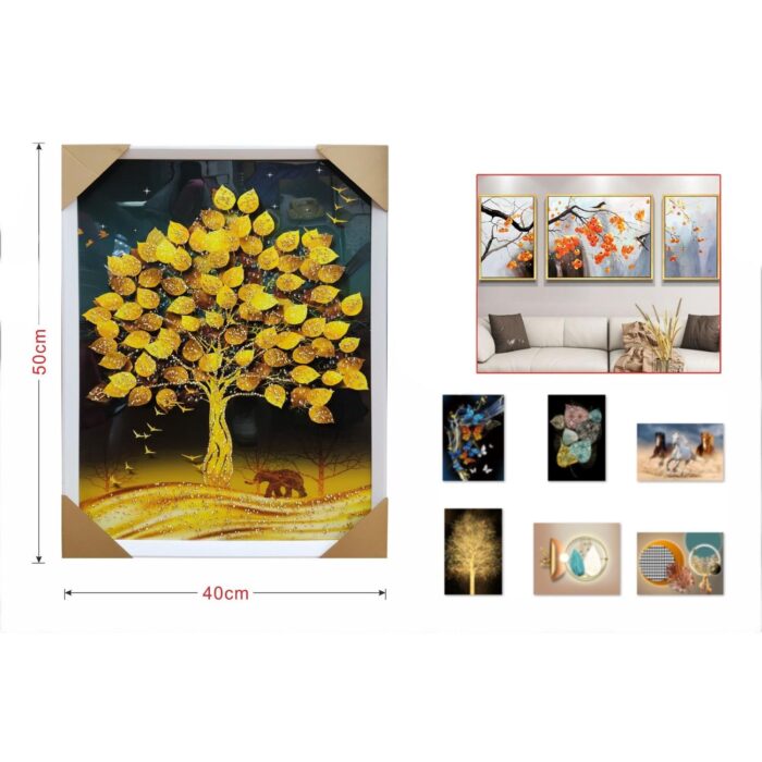 2303 Pintura De Diamante De Porcelana De Cristal 40*50 - Imagen 1