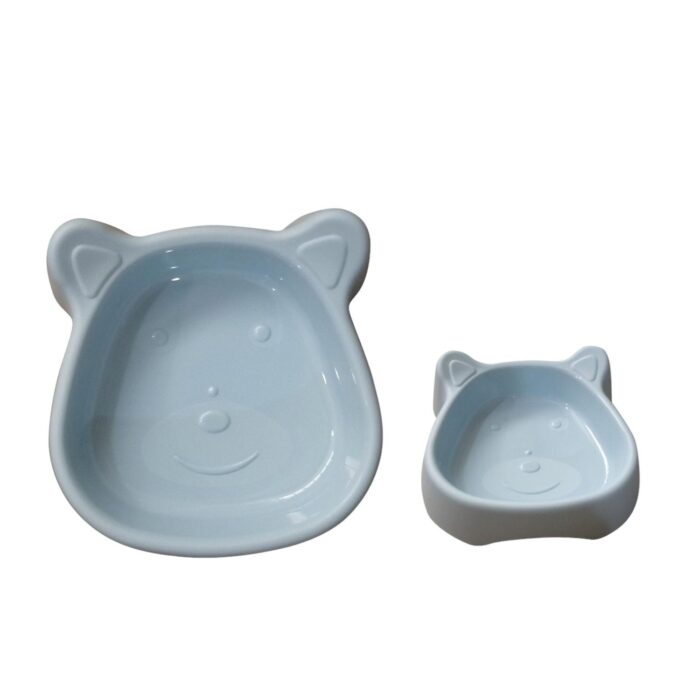 Plato De Comida Para Perro, En Forma Cara De Perro - Imagen 1