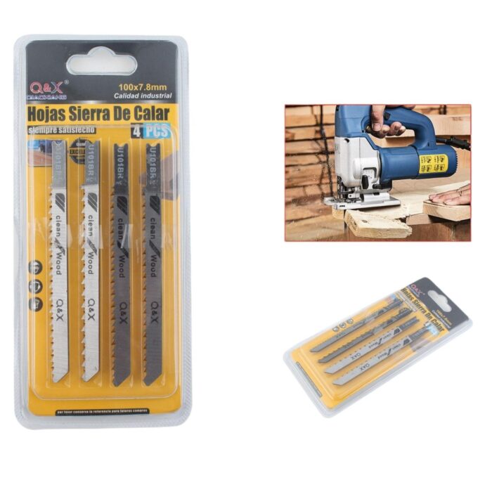 62956177 Hojas De Sierra De Calar 4 Pcs 100X7,8Mm U101Br - Imagen 1