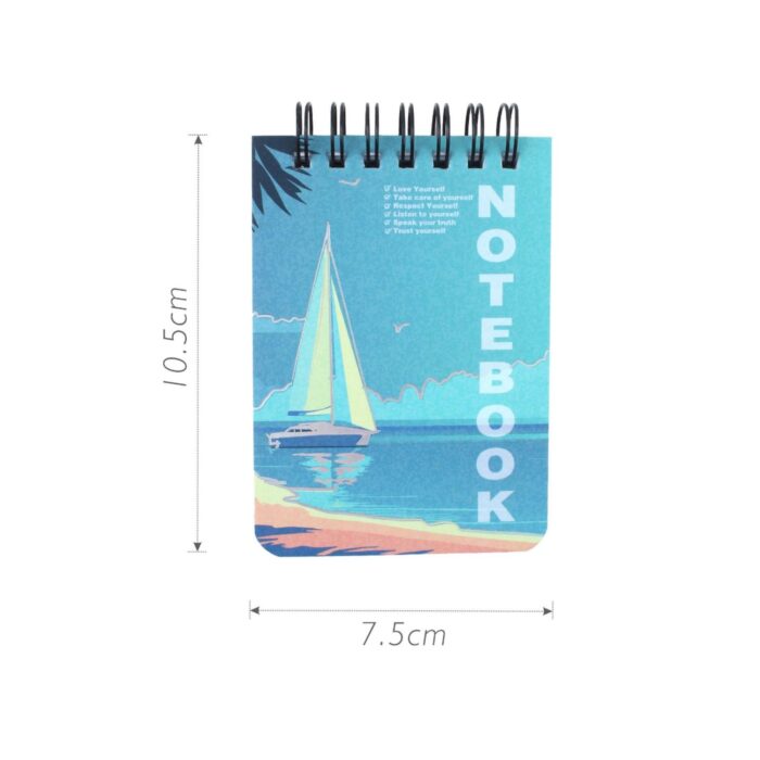 62342089 BX14263A7UP-1-4 - Cuaderno de espiral 10.5x7.5 cm (encuadernado en la parte superior) - Imagen 1