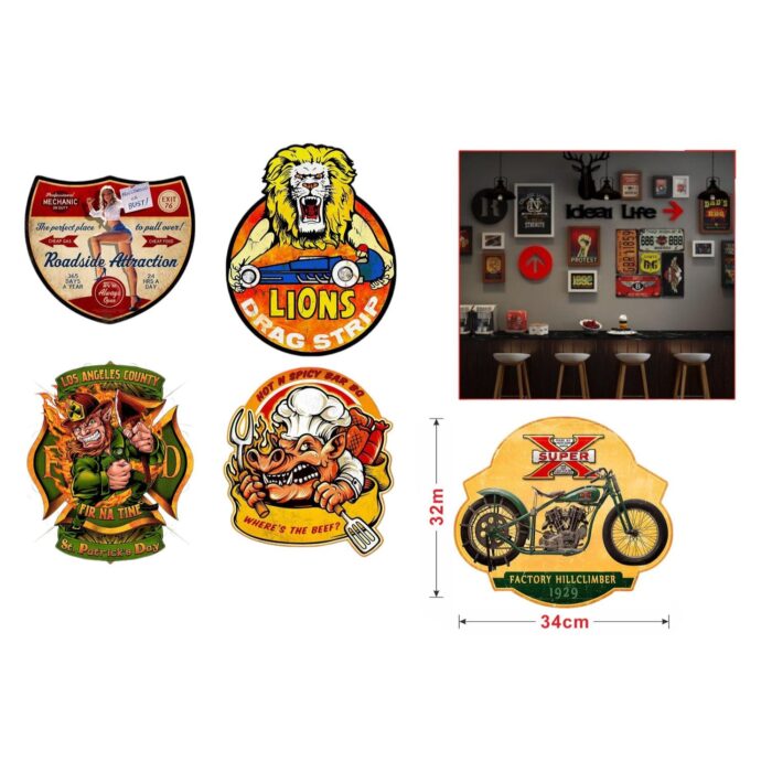 Cuadro de hojalata con diseño exclusivo (variedad de modelos 212, 214, 215, 216, 217) - Imagen 2