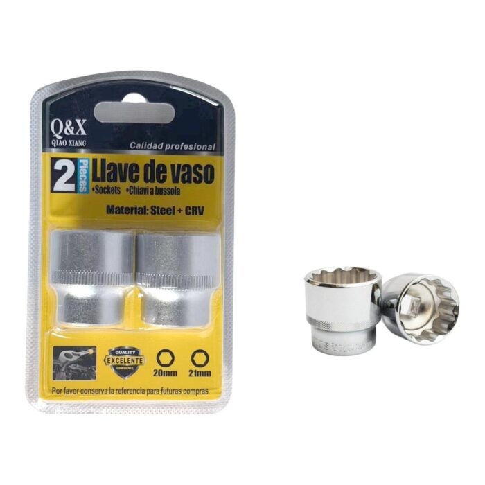 60368954 Especificación De Manga Corta 3/8 20/21 Mm 2 Piezas - Imagen 1