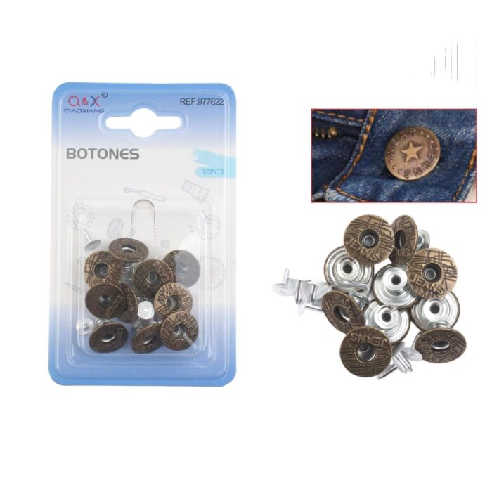 Bot¨®n Denim Evento 10Pcs - Imagen 1