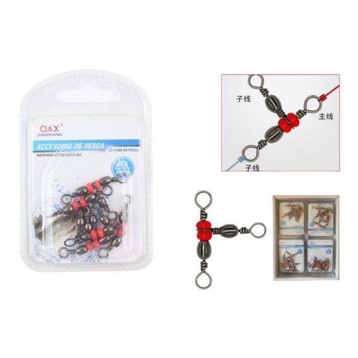 62354379 (Accesorios Para Aparejos De Pesca) Negro Japon¨¦s Nuevo De Tres Puntas 6*8 Tama?o 5 Uds - Imagen 1