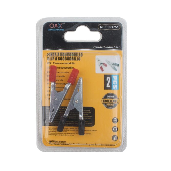 1006 Pinzas De Cocodrilo 2 Pcs 10A - Imagen 3