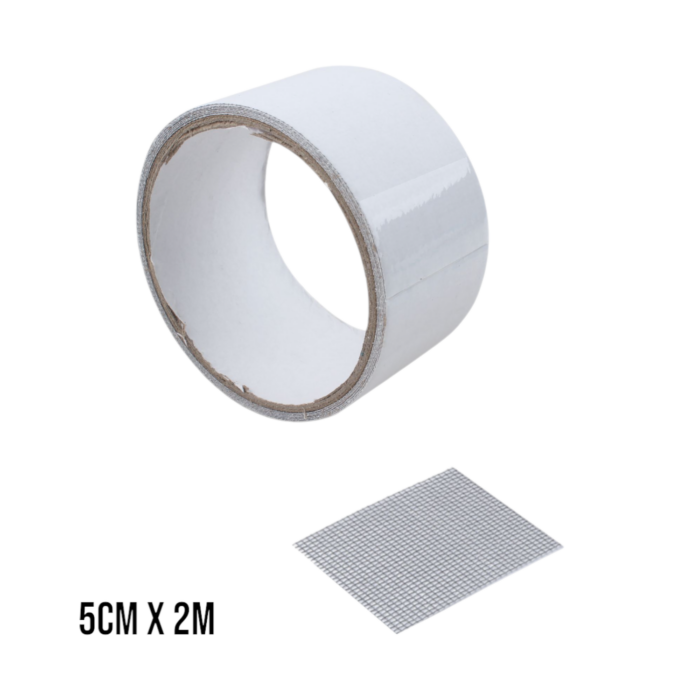 62343032 Cinta para mosquiteros gris 5cm x 2m - Imagen 1