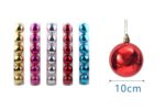Bolas De Navidad 10cm 6/u Para Decorar Tu Hogar